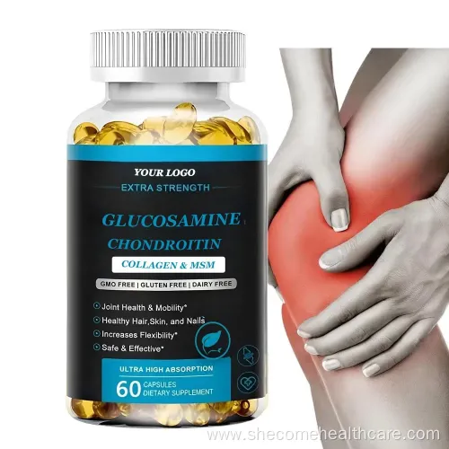 Joint Support Supplement Capsules with Collagen and Black Pepper